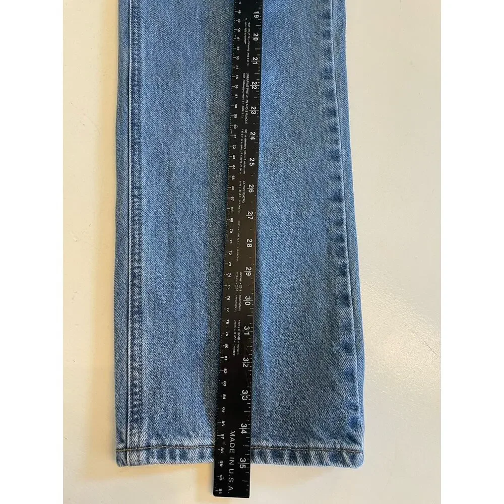 Men Carhartt B18 STW Med Wash Denim Blue Jeans 38 x 36 (Fit: 37 x 35) Straight